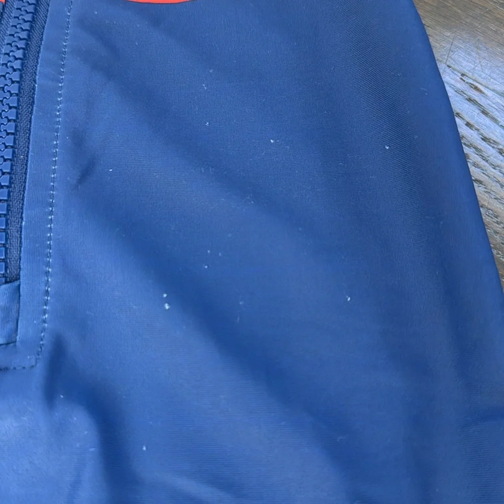 Old Navy Baby Long Sleeve Rainbow Rash Guard Swimsuit Blue 6–12M